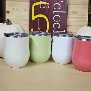 Wine Tumblers Set 4 Stainless Steel MAARS 12oz